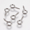 Tarnish Resistant 304 Stainless Steel Screw Eye Pin Peg Bails LS-STAS-I097-077D-3