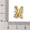 Brass Micro Pave Cubic Zirconia Links KK-I717-04X-3