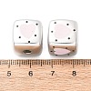 Plating Printed Acrylic Beads AC-CBA655C-10-3