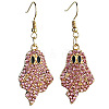 Halloween Alloy Enamel Dangle Earrings FS-WGA3DAC-04-1