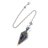 Resin Cone Pointed Dowsing Pendulums GG-CBA040B-03P-3