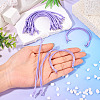 20Pcs Adjustable Korean Waxed Polyester Cord Bracelet Making BJEW-TAC0051-11-5