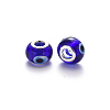 Handmade Evil Eye Lampwork European Beads LPDL-N001-003-C02-2