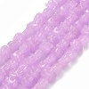 Synthetic Coral Dyed Carved Bead BSHE-H114-04C-1