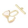 Brass Toggle Clasps KK-N254-160G-2