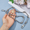 1Pc Rock Style Stainless Steel Barbed Wire Link Chains for Pants AJEW-HS0001-44-3