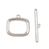 Brass Toggle Clasps KK-G548-28P-3