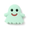 Ghost Food Grade Silicone Beads SIL-WH0002-77B-1
