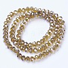 Electroplate Glass Beads Strands EGLA-A044-T1mm-A04-2