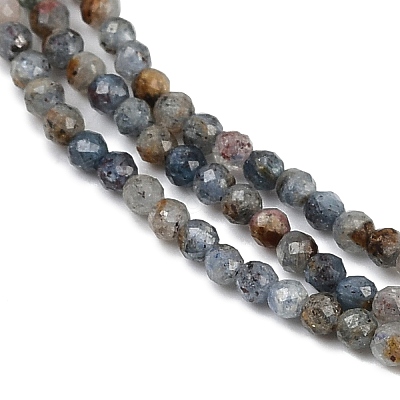 Natural Kyanite Beads Strands G-RM2025-A34-2mm-1