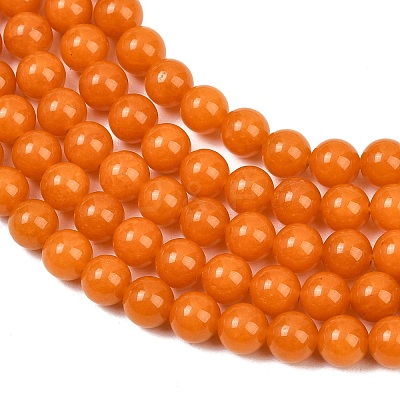 Dyed Natural White Jade Beads Strands GG-CBAD029-A08-6mm-1