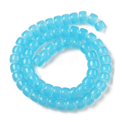 Baking Plating Glass Beads Strands X1-GLAA-H036-01G-1
