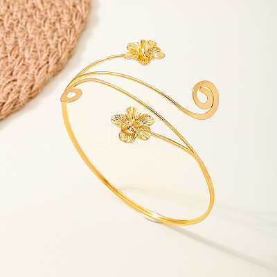 Alloy Upper Arm Cuff Bangles for Women WGB484A-01-1
