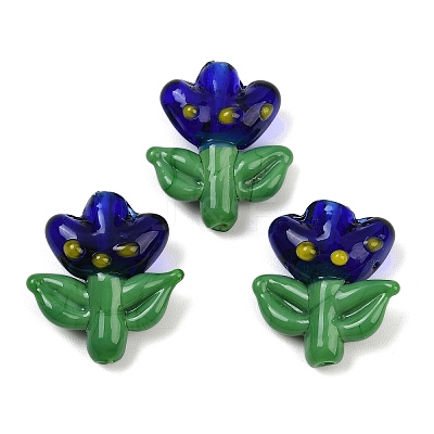 Handmade Lampwork Beads LAMP-S070-04B-1