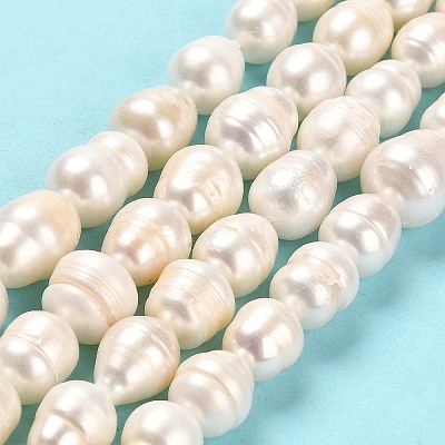 Natural Cultured Freshwater Pearl Beads Strands PEAR-E016-109-1