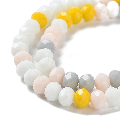 Glass Beads Strands EGLA-A034-M8mm-39-1