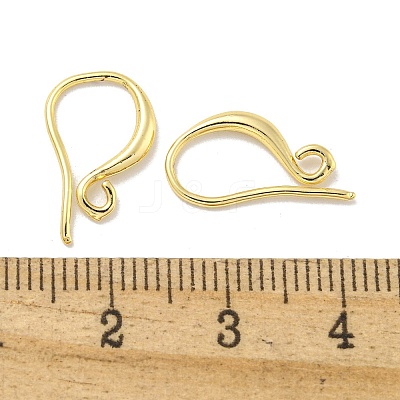 Brass Earring Hooks KK-L075-008LG-1