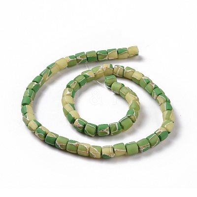 Handmade Polyester Clay Beads Strand CLAY-P001-03A-1