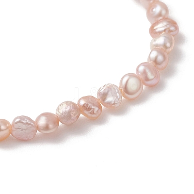 Natural Cultured Freshwater Pearl Beads Stretch Bracelets for Women BJEW-JB13067-1