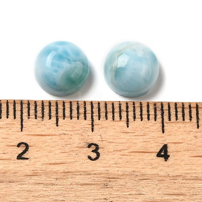 Natural Larimar Cabochons G-E616-02-1