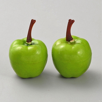 Foam Imitation Apple DJEW-WH0042-72A-1