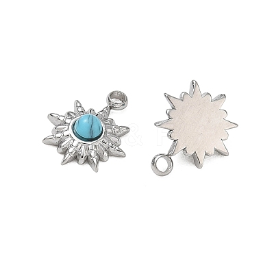 Synthetic Turquoise Pendants GG-CBAA892-02P-1