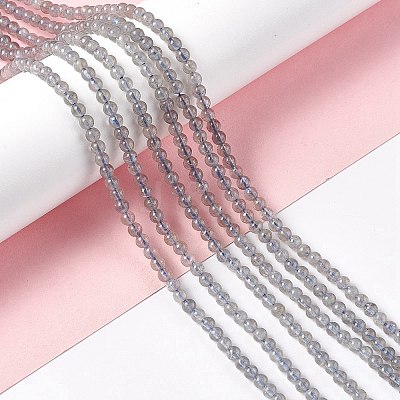Natural Labradorite Beads Strands G-G933-02-1