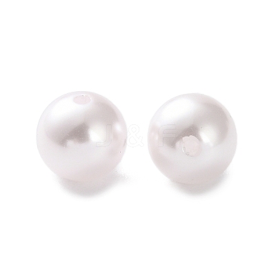 Plastic Imitation Pearl Beads FIND-M059-01C-08-1