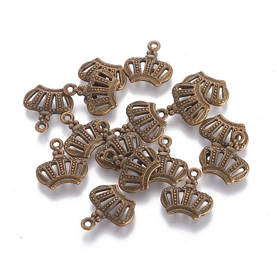 Tibetan Style Alloy Pendants TIBEP-EA9087YKG-AB-FF-1