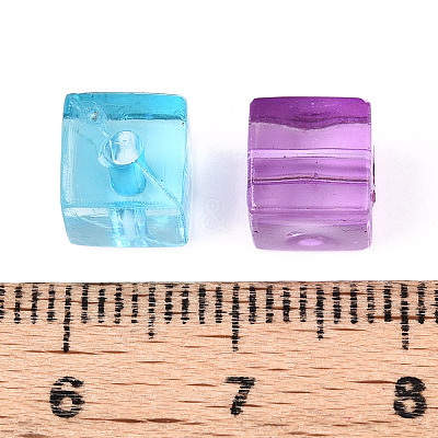 Transparent Acrylic Beads TACR-T028-57-1