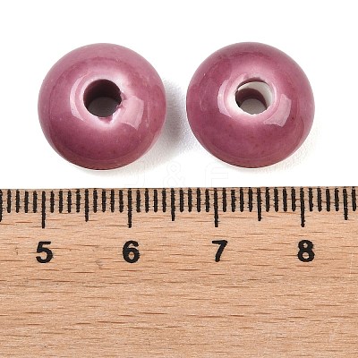 Handmade Porcelain Beads PORC-Q173-15x10mm-15-1