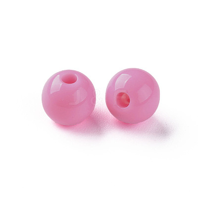 Opaque Acrylic Beads X-MACR-S370-C8mm-A02-1