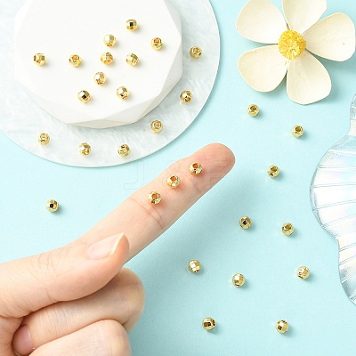 SHEGRACE Brass Round Beads XGRPCU997-292G-1