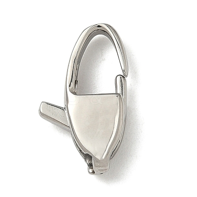 304 Stainless Steel Lobster Claw Clasps STAS-B089-01G-P-1