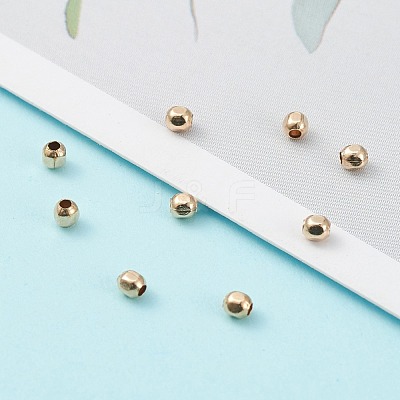 Yellow Gold Filled Beads KK-L183-035D-1