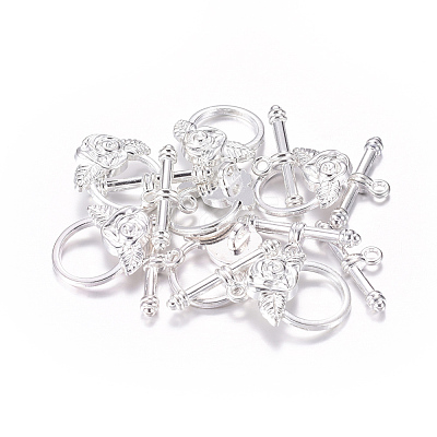Tibetan Style Toggle Clasps LS-LF0026Y-S-1