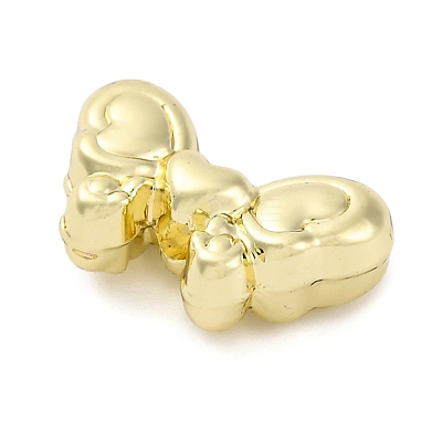 Rack Plating Alloy Beads PALLOY-R450-07G-1