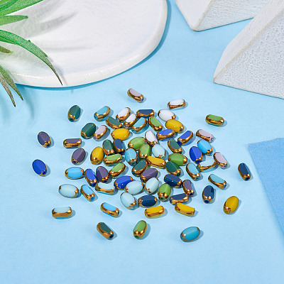 110Pcs 11 Colors Electroplate Glass Beads EGLA-TA0012-98-1