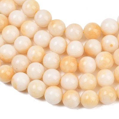 Dyed Natural White Jade Beads Strands GG-CBAD029-A01-8mm-1