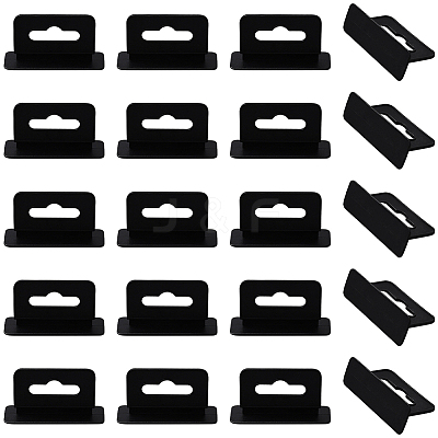 80Pcs Rectangle PP with PE Hanging Tabs KY-CP0001-35A-1