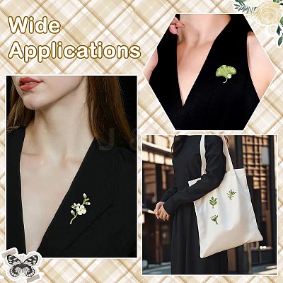 6Pcs 6 Styles Baking Paint Alloy Lapel Pins for Backpack Clothes JEWB-CJ0003-02-1