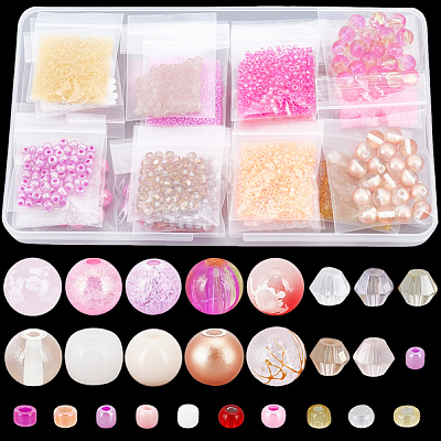 DIY Glass & Acrylic Beads Findings Kits DIY-PA0001-38-1