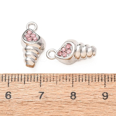 Alloy Rhinestone Pendants RB-CBAA597-01P-1