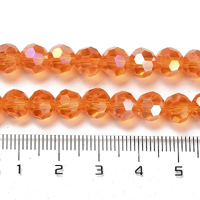 Transparent Glass Beads LS-EGLA-A035-T8mm-B05-1