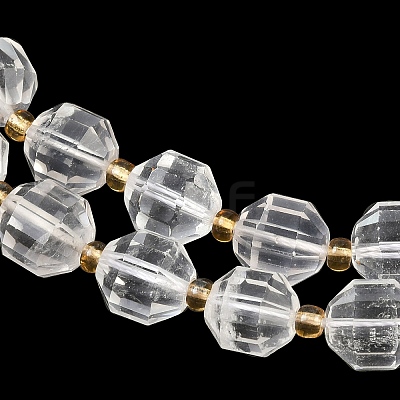 Grade A Natural Quartz Crystal Beads Strands G-K303-A11-12mm-1