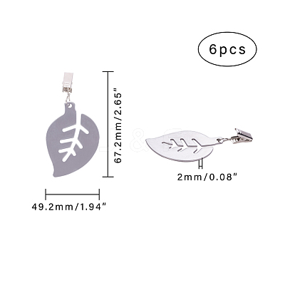 Stainless Steel Tablecloth Pendants STAS-PH0018-96-1