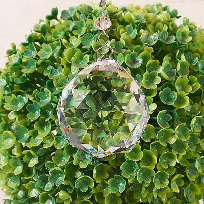 Teardrop Transparent K9 Glass Pendants DJEW-SZ0001-02P-1