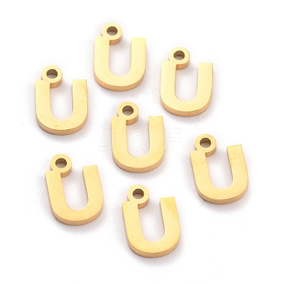 304 Stainless Steel Pendants STAS-F267-10U-G-1