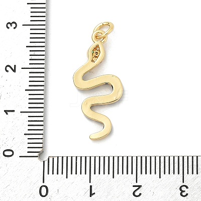 Brass Micro Pave Cubic Zirconia Pendants KK-H494-01G-01-1