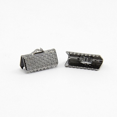 Iron Ribbon Crimp Ends X-E005Y-B-1
